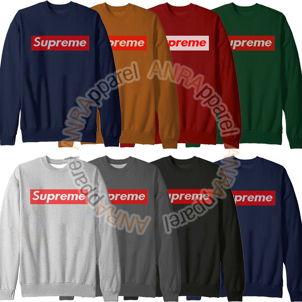 SWEATER BASIC SUPREME WANITA | Sweater Oblong Supreme Cewe