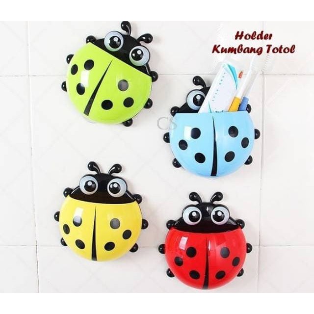 Lady Bug Kumbang Tempat sikat gigi Odol / Lady bug kumbang Multifungsi