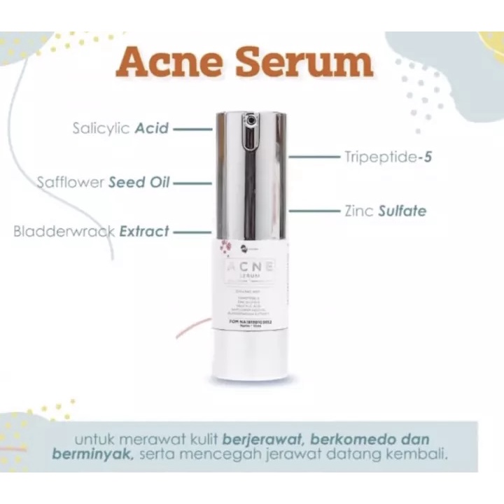 [Per Pc] MS GLOW Acne Serum 15ml Original BPOM