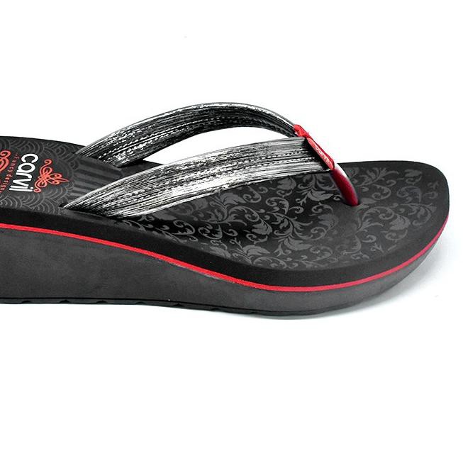 BIG SALE KODE-491 CARVIL SANDAL WANITA ZUCCA-02 L BLACK