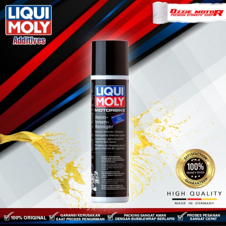 LIQUI MOLY MOTORBIKE HELMET INTERIOR CLEANER 300ML PEMBERSIH BUSA HELM