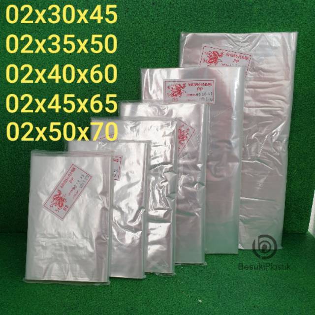 Plastik Laundry PP TEBAL 02 / Plastik Baju PP / Plastik Laundry Besar / Kantong Plastik Laundry