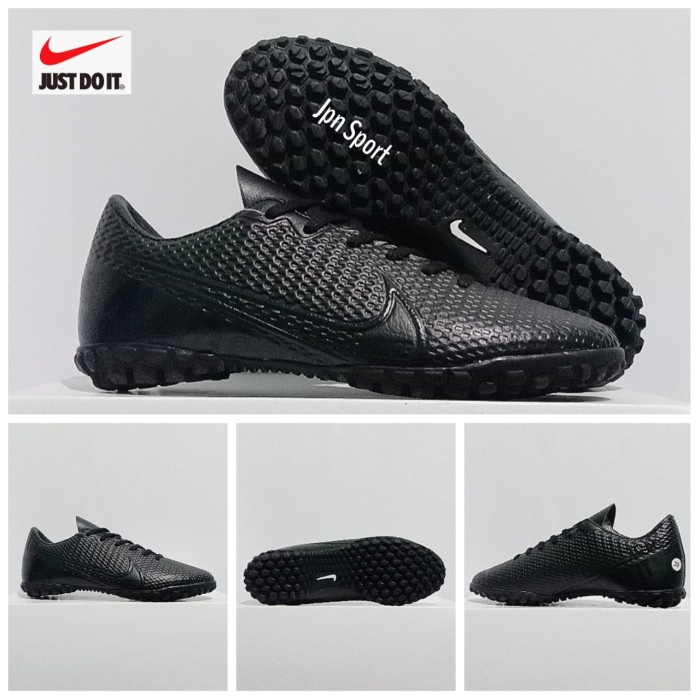 [COD] Terlaris Sepatu Futsal Nike Mercurial Sol Gerigi Grad Ori Premium - FulBlack, 43