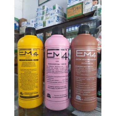 Pupuk Cair EM-4 Pertanian - EM-4 Perikanan - EM-4 Peternakan