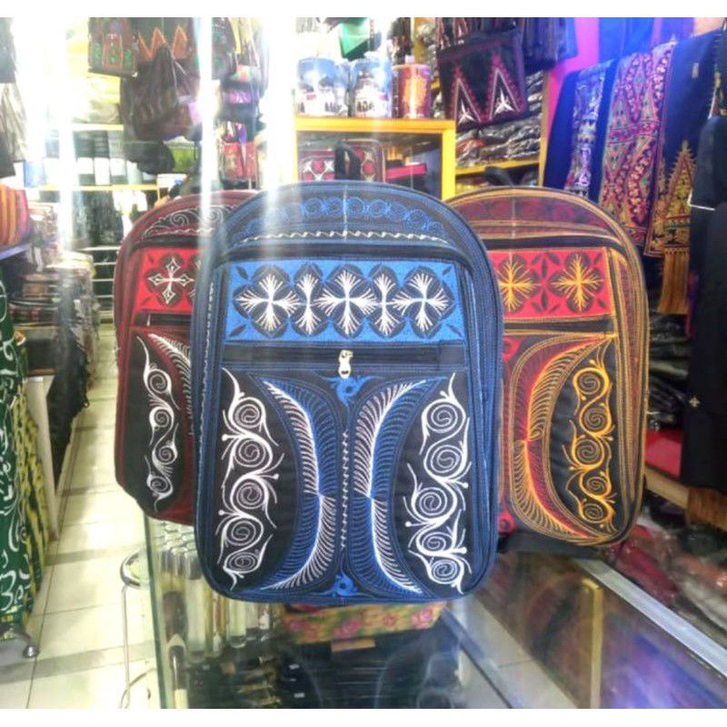 Tas ransel jumbo | ransel bordir khas aceh