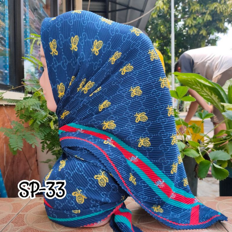 SEGIEMPAT PLISKET MOTIF / JILBAB SEGIEMPAT PLISKET / SEGIEMPAT VOAL / SEGI EMPAT PLISKET / VOAL MOTIF / JILBAB PLISKET-Sp-33