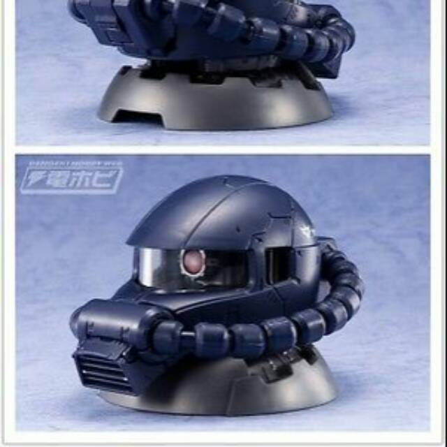 Exceed model zaku head black tristar