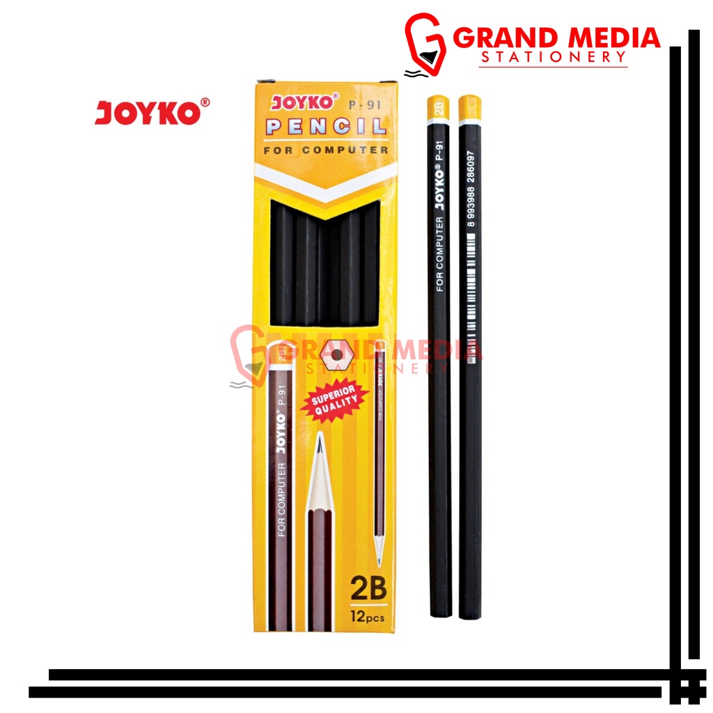 

[GRAND MEDIA] PENCIL / PENSIL 2B JOYKO P-91 / 1PCS