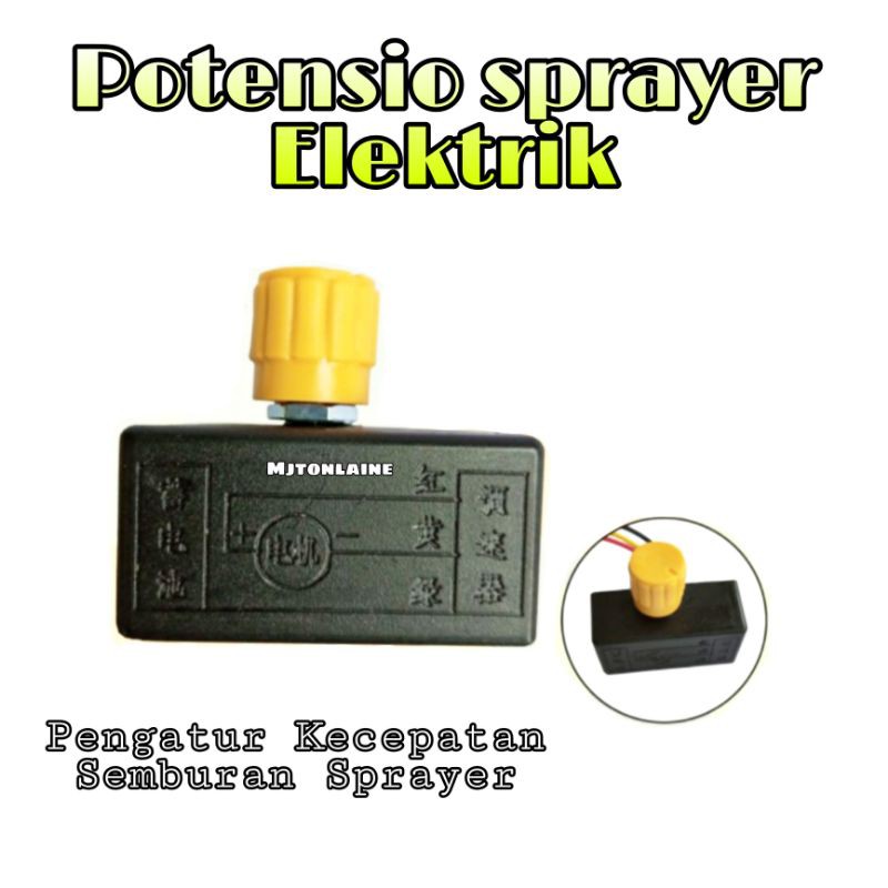 Potensio Sprayer Elektrik Pengatur Kecepatan Mesin Sprayer Semprot Hama