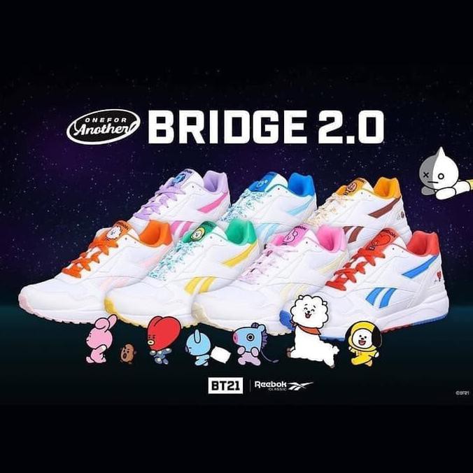 Kualitas Terbaik REEBOK CLASSIC X BT21 Royal Bridge 2.0 BARANG BAGUS