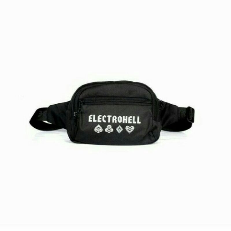 WAISTBAG ELECTROHELL / ABWB KORT BK