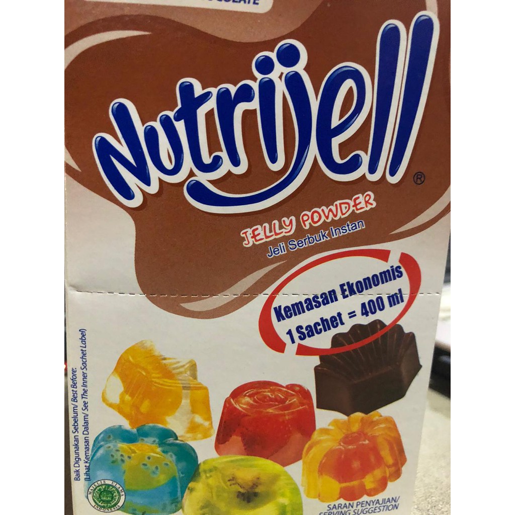 

Nutrijell Jelly Powder Rasa Coklat sachet 12gr