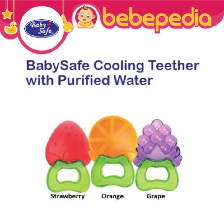 Baby Safe TT001 Cooling Teether with Purified Water Fruit gigitan bayi