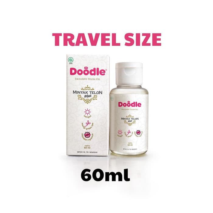 Doodle Exclusive MinyakTelon Doodle Oil 60ml 100ML TELON DOODLE ROLL ON 10ML TRAVEL SIZE