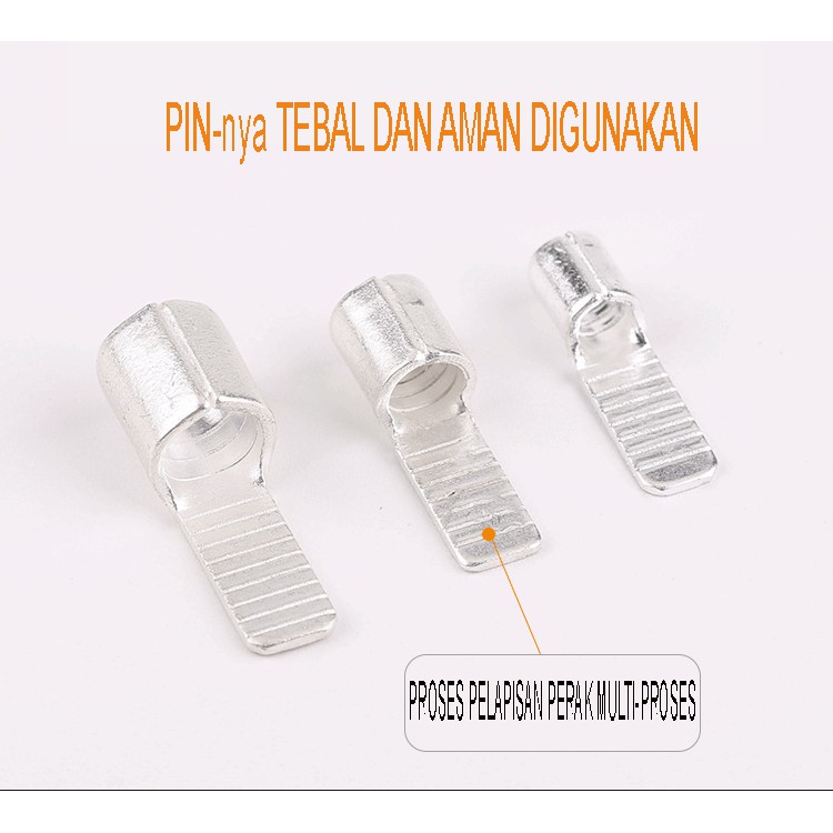 Terminal Wire Cable Connector Non-Isolatated C45 Skun Gepeng Pin