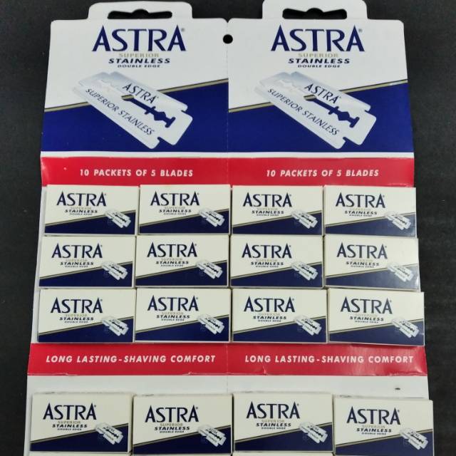 Pisau Silet Astra Superior Stainless Double Edge/Pisau Silet/Pisau Cukur