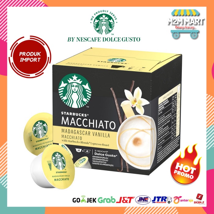 

Kopi - Kopi Kapsul Nescafe Dolce Gusto Starbucks Madagascar Vanilla Macchiat