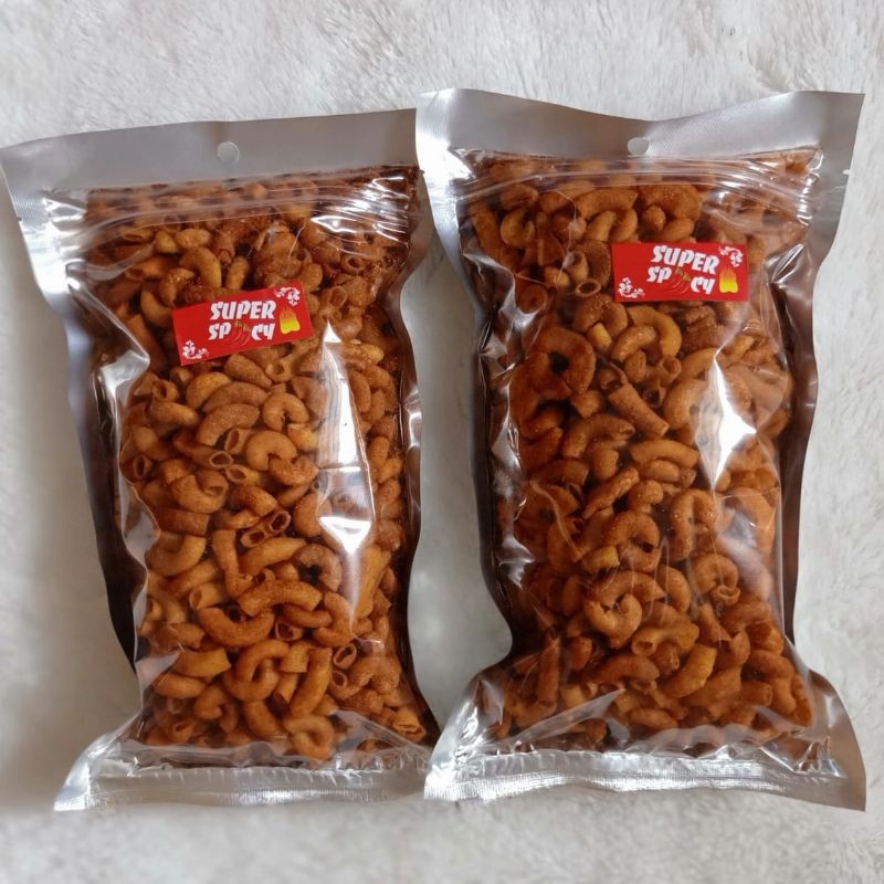 

MAKARONI GORENG RASA - MAKARONI SUPER KRIUK - SNACK RINGAN - SNACK SANTAI - MAKARONI RASA - CEMILAN