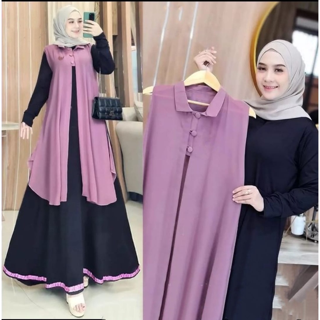 khalila dress / uwais / gagil / besar / jumbo