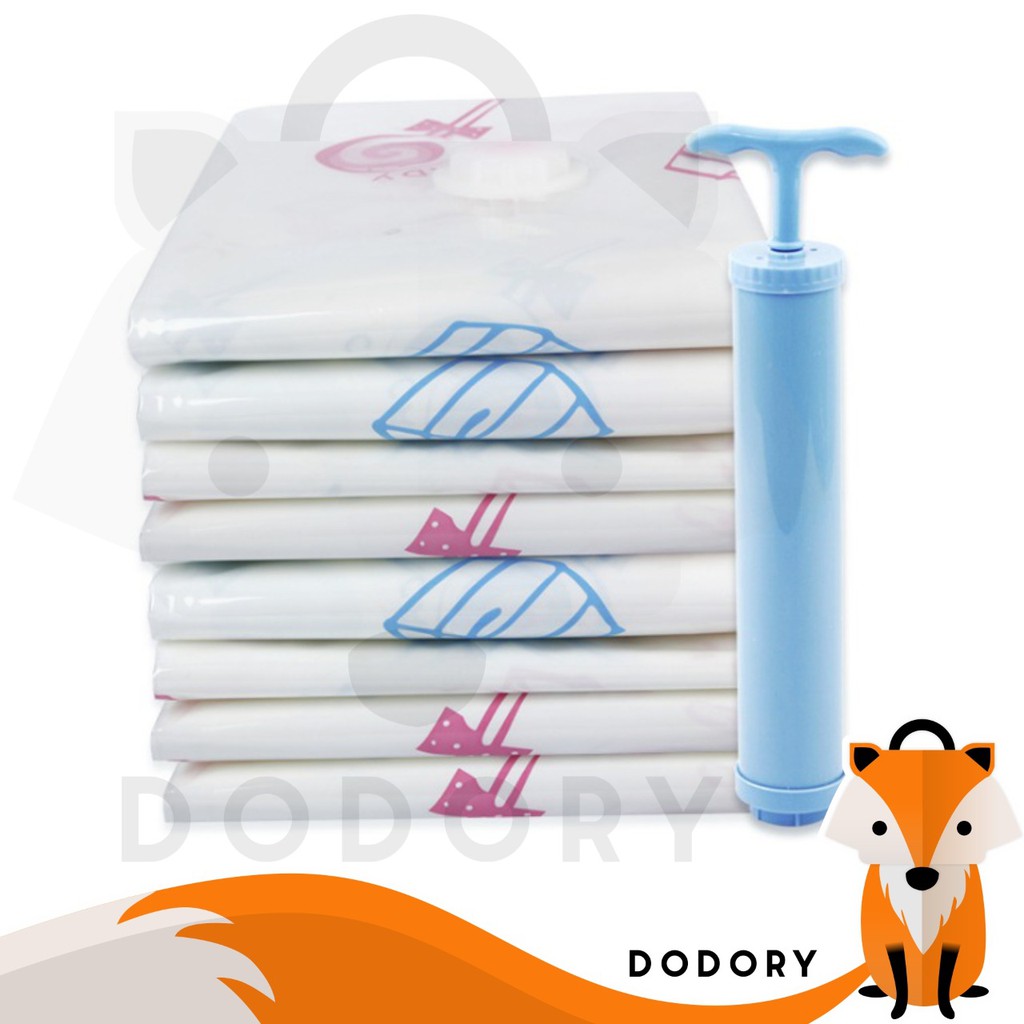 DODORY HL0139 Vacuum Bag Plastik Storage Press Vakum Kantong Pakaian