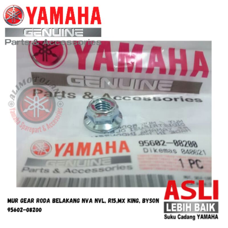 MUR GEAR RODA BELAKANG NVA NVL, MX KING, R15, BYSON 95602-08200