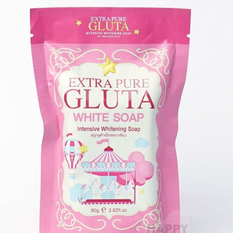 EXTRA PURE GLUTA WHITE SOAP [SERBU BEAUTY]