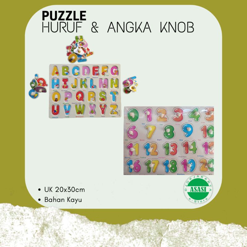 PUZZLE KAYU PUZZLE KNOB PUZZLE KAYU KNOB PUZZLE HURUF ANGKA MAINAN EDUKASI ANAK PUZZLE PUZZLE HURUF KNOB PUZZLE ANGKA KNOB mainan anak bayi edukasi toys puzzle knob premium