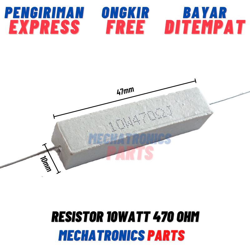 [PAS-9547] RESISTOR 10WATT 470OHM