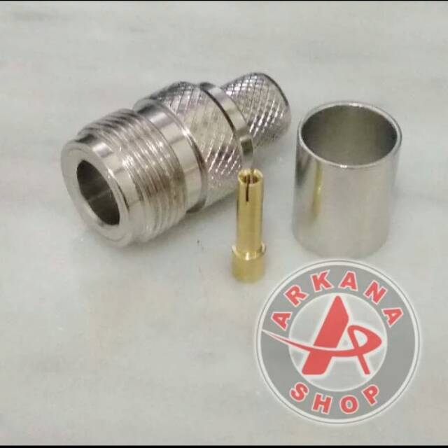 Konektor N Female To RG 8 RG8 Crimping
