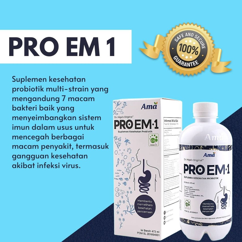 PRO EM 1 PROBIOTIC (BPOM Certified) 473ml