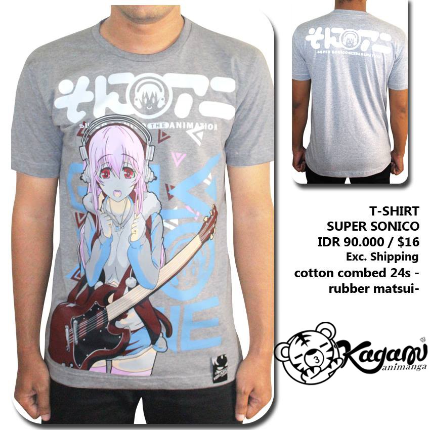 KAOS ANIME SUPER SONICO
