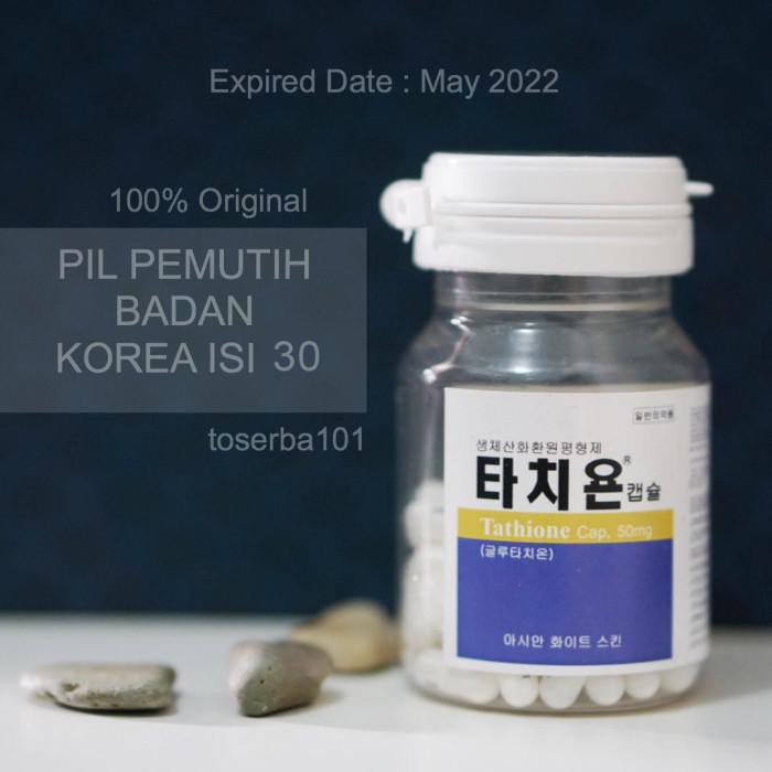 Pil Pemutih Badan Korea Isi 30 Kapsul | Kapsul Pemutih Badan Korea