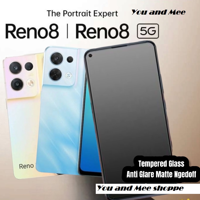 Tempered Glass OPPO Reno8 T/ 8 4G/8 5G/8Z/ Reno7 7Z Reno6 Reno5 Temperd Kaca Ful Depan Layar FRONT/Full Casing Ful Clear Bening Glossy-Bluelight Tampil Transparent-Anti SPY Privacy Matte-Glosy-Anti Glare Matte Minyak Ful Cover PRO Tempred AG 10D 6 5 7 8T