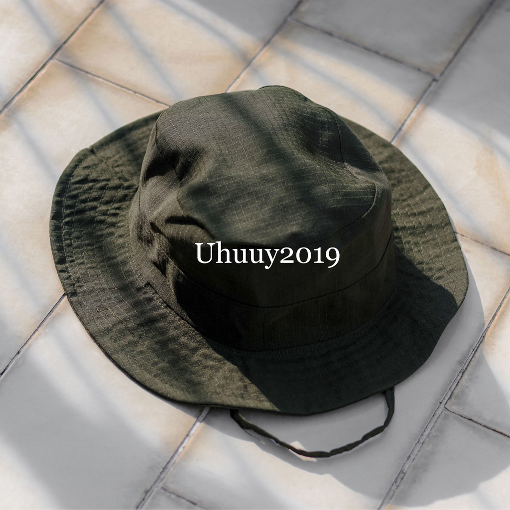 Topi Rimba / Bucket Hat polos / Topi Gunung / Topi Pancing / Topi Hutan Uhuuy29