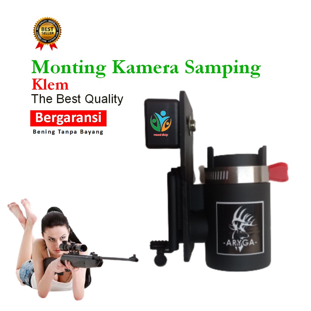 mounting kamera samping angle sight scope monting teleskop senapan model klem
