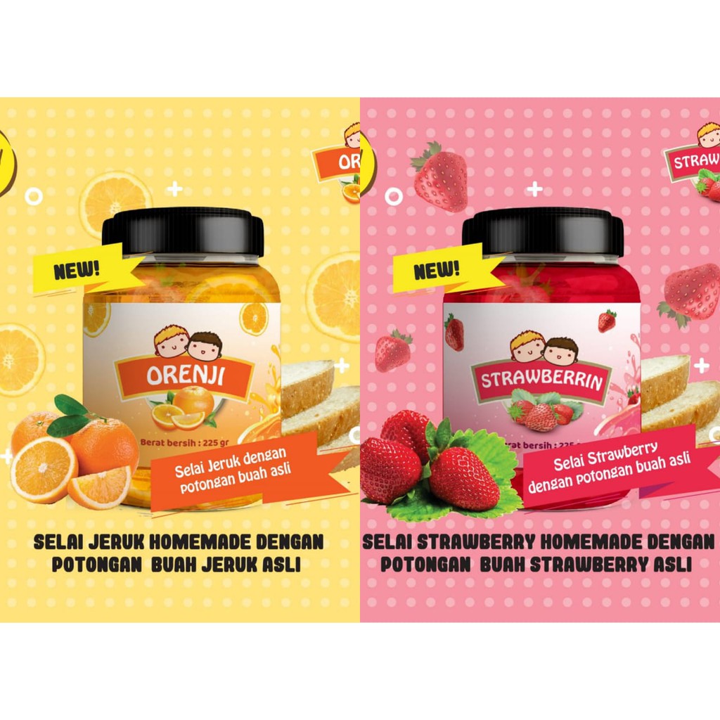 

Promo OlesinAjah Selai Orenji 200Gr + Strawberrin 200Gr