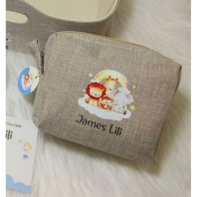 Souvenir Ultah Hampers Pouch Kanvas