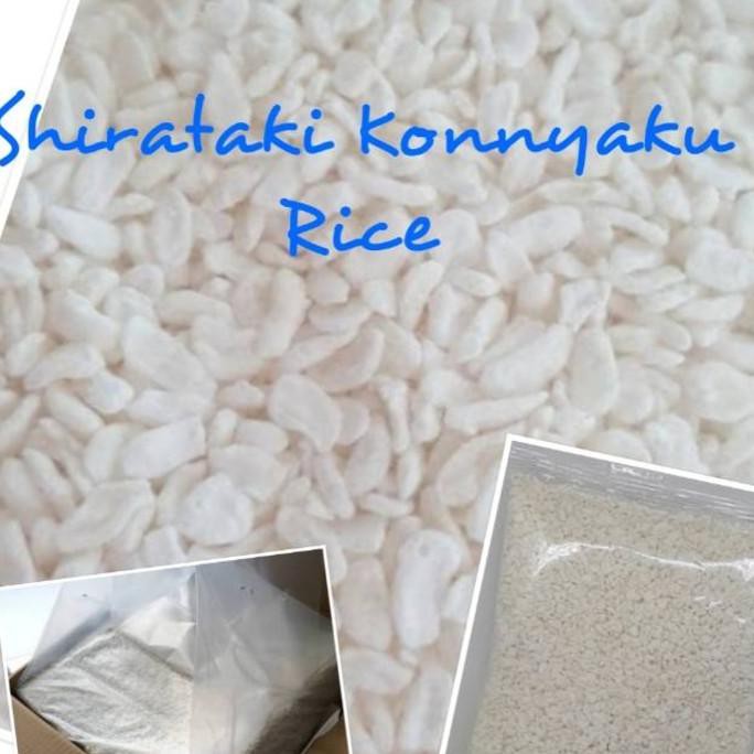 

Low Carbs Konnyaku Rice 500gr \u002F Beras Shirataki 500gr Rendah Kalori