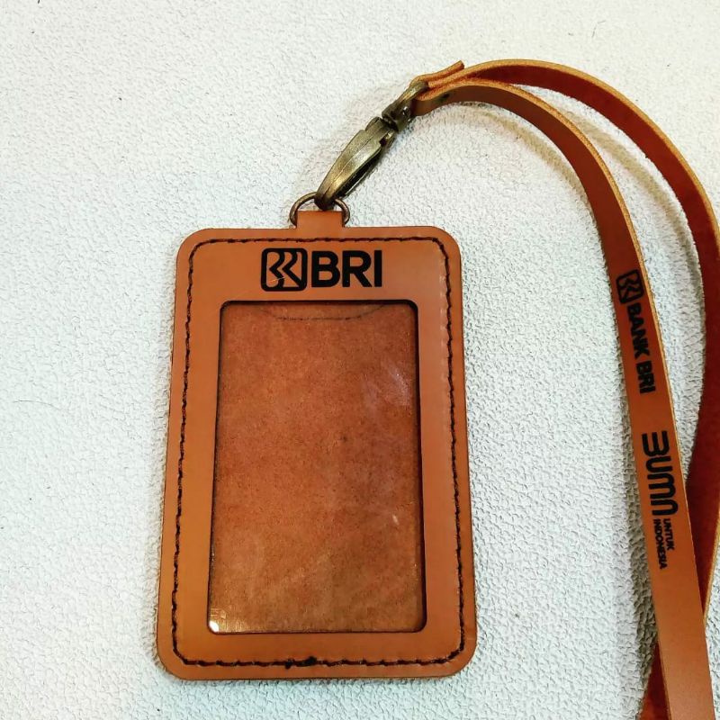

ID CARD holder kulit sapi asli free custom logo foto dan tulisan