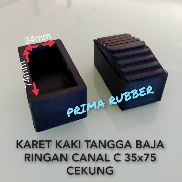 KH KARET KAKI TANGGA BAJA RINGAN CANAL C UKURAN 35MM X 75MM (CEKUNG)
