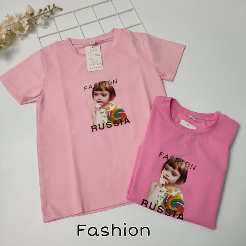 Atasan Kaos Import Anak Perempuan Import Premium 2-5 Tahun