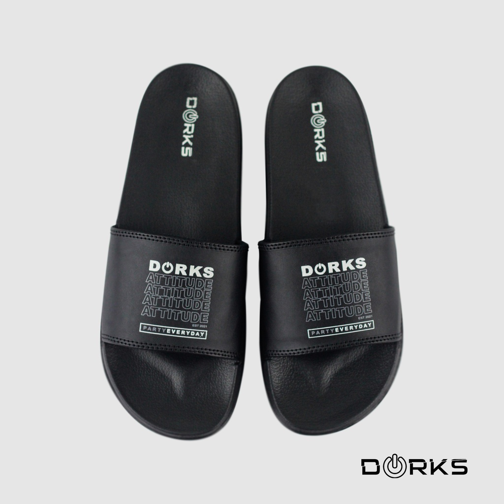 Dorks - Attitude | Sandal Slop | Sandal Slide | Sandal Slide Pria |  Sandal Murah | Sandal Original-4
