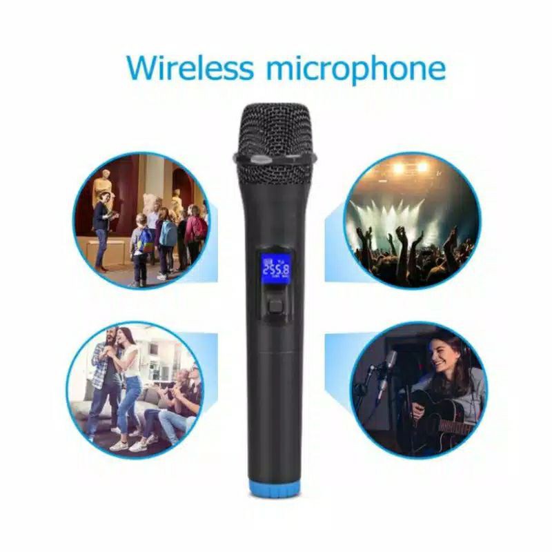 mic Wireless Single Advance Mic-101/Mikropon Nirkabel Portable/Professional Wireless Microphone