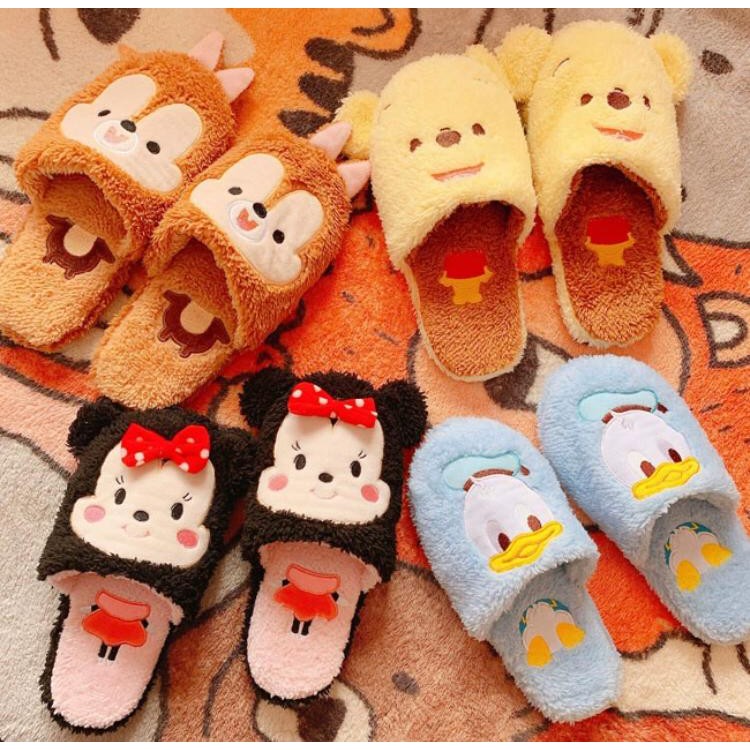 SANDAL BONEKA DONALD DUCK BEBEK MINNIE MOUSE WINNIE THE POOH CHIP DALE TSUM TSUM