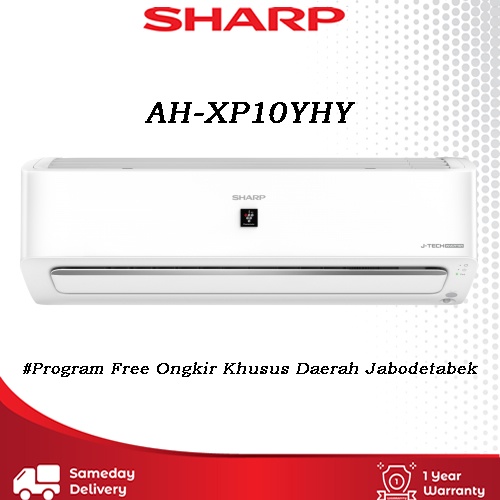 Sharp AC 1 PK New J-Tech Inverter With AloT Plasmacluster AH-XP10YHY