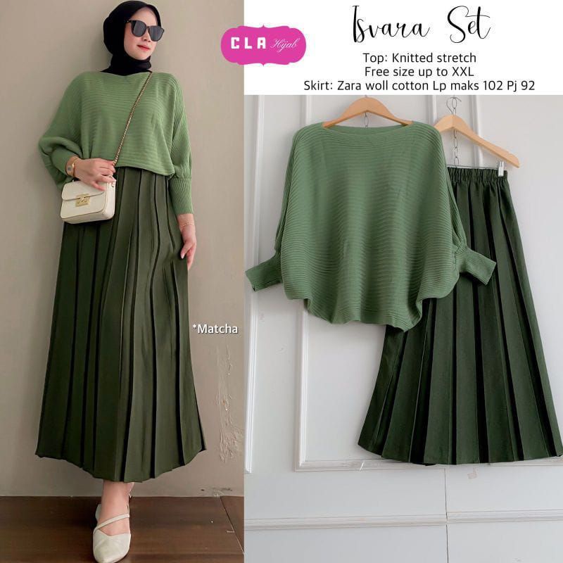 ISVARA SET RAJUT BATWING