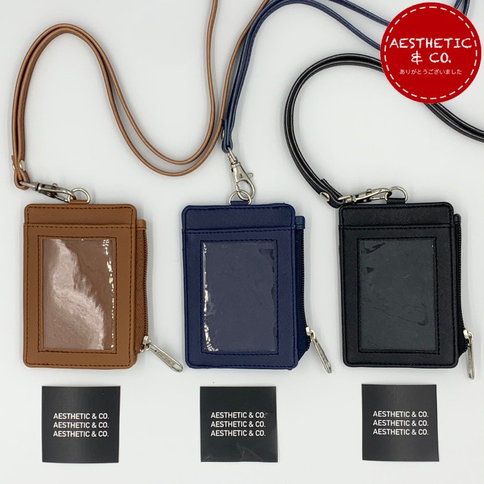 

CODES0X-43 Lanyard ID Card Name Tag Resleting Card Holder Kulit - Premium V.02