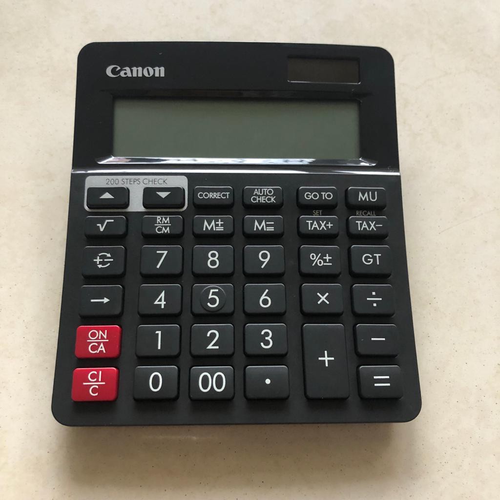 

Kalkulator CANON AS-288R/kalkulator desktop/kalkulator tanggung/kalkulator 12digits