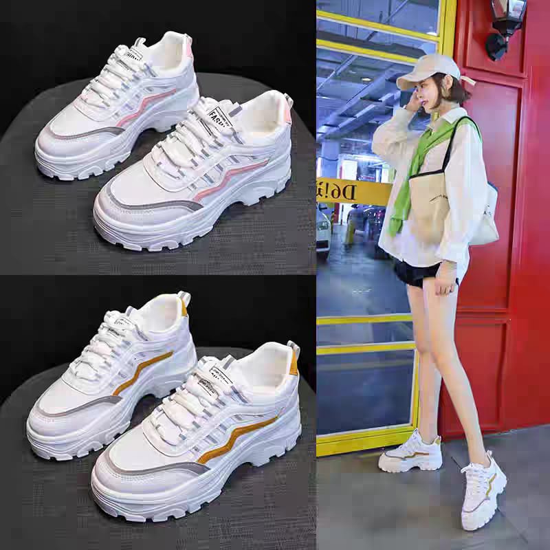 COD POS 1A06 Sepatu Sneakers Wanita Sport Fashion