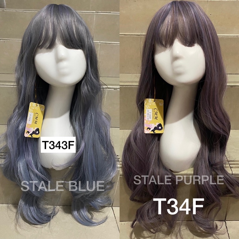 T343F full wig korean layer wave curl 75 cm